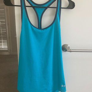 Under Armour turquoise workout top Size S